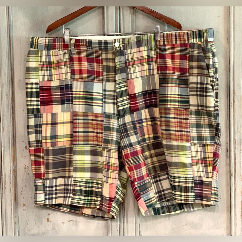 Polo Ralph Lauren Madras Plaid Shorts Sz 48B